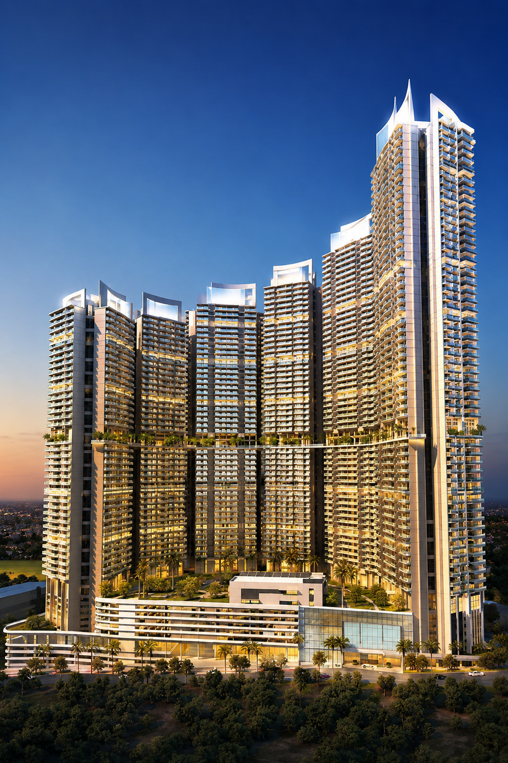 Crescent Bay residential high-rise towers, Parel